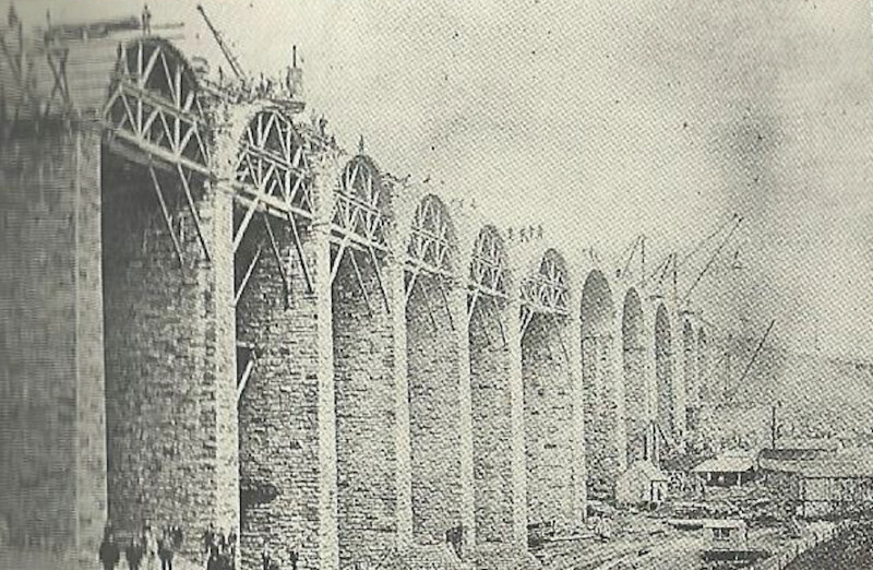 Other image for Railway viaduct builders always managed to stick to schedule